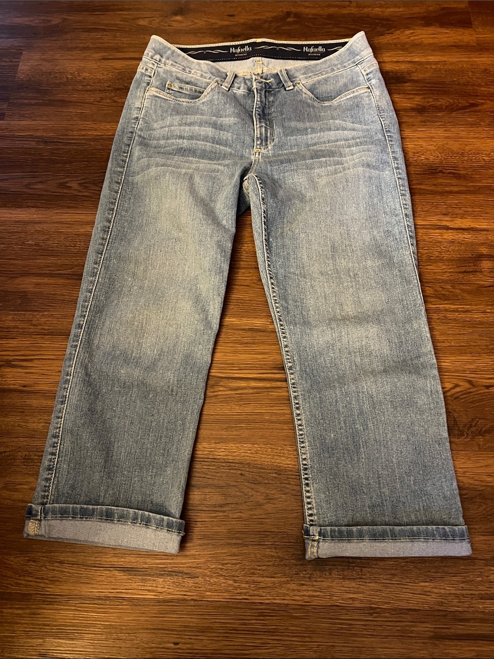 Rafaella Light Blue Straight-Leg Jeans